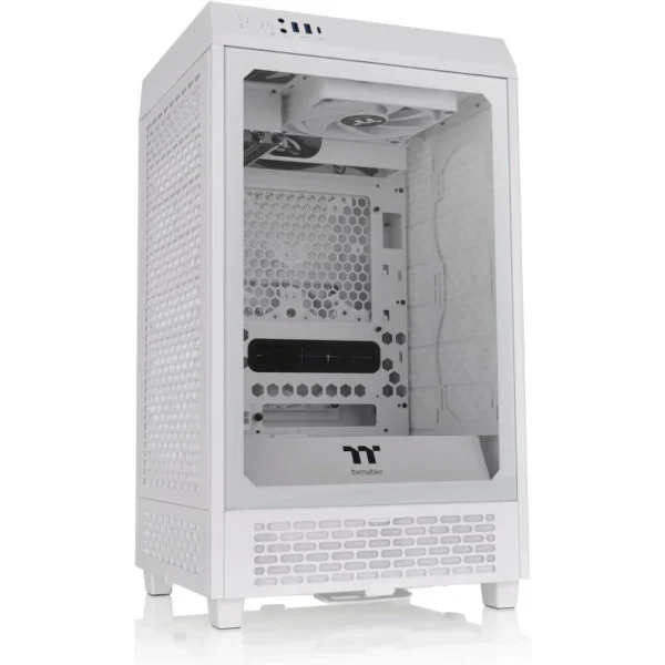 Caixa ATX Thermaltake The Tower 200 Vidro Temperado USB 3.2 Branca