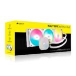 Water Cooler CPU Corsair Nautilus 360 RS ARGB 360mm Branco - Image 2