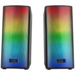 Colunas Mars Gaming MSRGB2 Compactos Bluetooth 5.3 RGB DSP Frontal 15W Pretos - Image 4