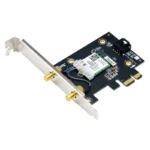 Placa de Rede ASUS PCE-BE6500 Adaptador PCle BE6500 WiFi 7 TriBand com Bluetooth 5.4 - Image 3