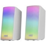 Colunas Mars Gaming MSRGB2 Bluetooth 5.3 RGB DSP Frontal 15W Brancos - Image 3