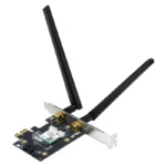 Placa de Rede ASUS PCE-BE6500 Adaptador PCle BE6500 WiFi 7 TriBand com Bluetooth 5.4 - Image 2