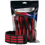 Kit Extensão CableMod Pro ModMesh 12VHPWR para 3x PCI-e 45cm Preto Vermelho