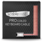Cabo Coiled CableMod Pro para Teclado USB A - USB Type C, 150cm - Orangesicle - Image 2