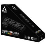 Water Cooler CPU Arctic Cooling Liquid Freezer III 420 A-RGB All-In-One Preto - Image 2