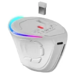 Rato Gaming Sem Fios Mars Gaming MM-SK Ergonómico Vertical RGB Chroma Branco - Image 2