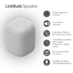 Coluna Portátil Sony LinkBuds Speaker SRS-LS1H Bluetooth Cinzento Claro - Image 6
