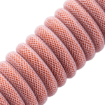 Cabo Coiled CableMod Pro para Teclado USB A - USB Type C, 150cm - Orangesicle - Image 3