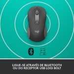 Rato Óptico Logitech Signature M650 Wireless/Bluetooth 2000DPI Graphite - Image 3