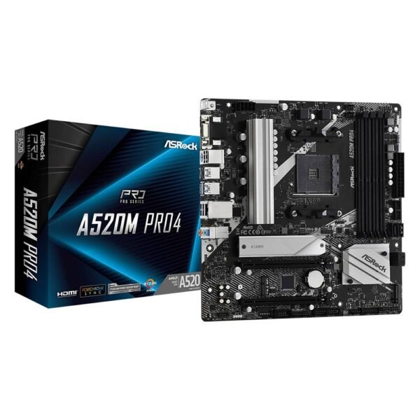 Motherboard Micro-ATX AsRock A520M Pro4 DDR4 AMD A520 Skt AM4