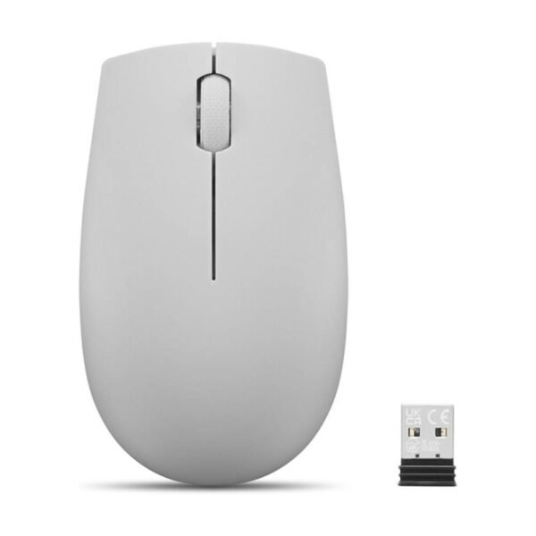 Rato Óptico Lenovo 300 Compact Wireless 1000DPI Arctic Grey