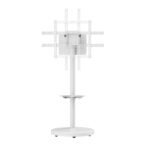 Suporte Móvel de Chão Ewent EW1550 Heavy-Duty Mobile TV Floor Stand 37" - 86" Branco - Image 2
