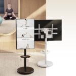 Suporte Móvel de Chão Ewent EW1550 Heavy-Duty Mobile TV Floor Stand 37" - 86" Branco - Image 4