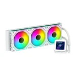 Water Cooler Abysm Gaming Oceanic 360 ARGB com LCD 2.8’’ Branco