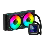 Water Cooler Abysm Gaming Oceanic 240 ARGB com LCD 2.8’’ Preto