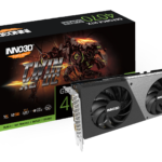 Placa Gráfica Inno3D GEFORCE RTX 4070 SUPER TWIN X2 OC 12 GB GDDR6X Cinzento