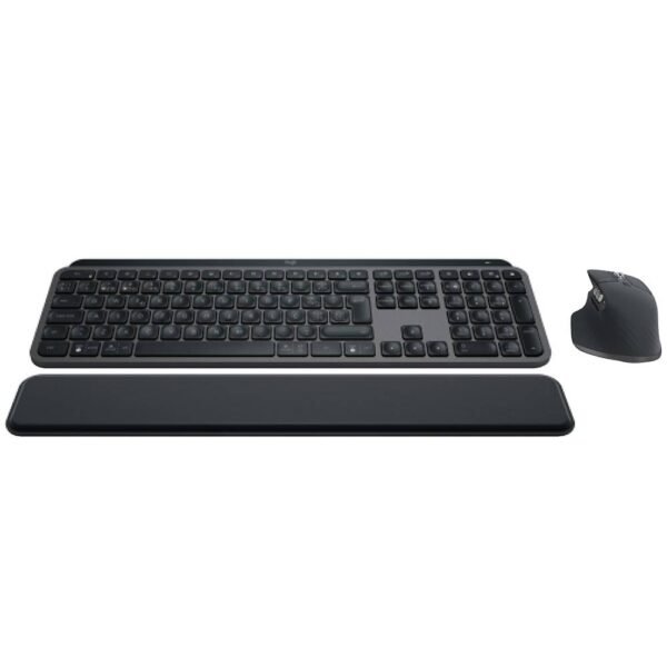 Teclado Logitech MX Keys S Bluetooth PT Graphite + Rato Óptico Logitech MX Master 3s Wireless/Bluetooth 8000DPI Graphite