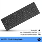Teclado HP 220 USB Wireless PT Preto - Image 4
