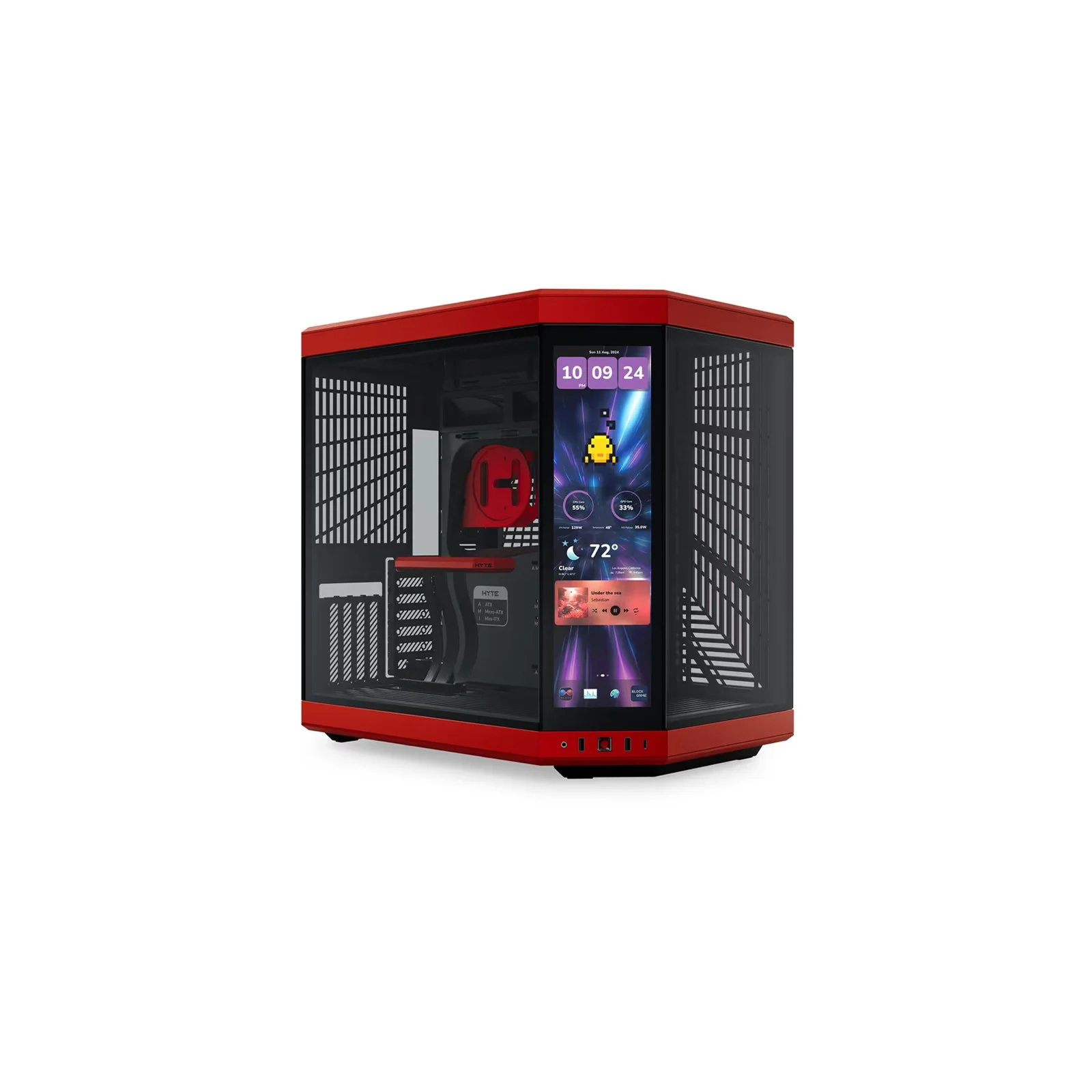 8fnpmdf8 Caixa ATX HYTE Y70 Touch Infinite Mid Tower Vermelho - Image 1
