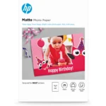 Papel de Impressão HP Matte FSC Photo Paper 4x6 25 sheets