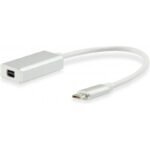 Cabo Adaptador Type-C p/ Mini-DisplayPort M/F Equip