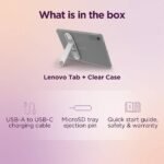 Tablet Lenovo Tab TB311FU 10.1" 4GB 64GB Wi-Fi+4G Luna Grey + Capa Clear Case - Image 5