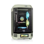 Caixa Mini-ITX Thermaltake The Tower 250 2x Ventoinhas 120mm e Vidro Temperado Verde Matcha