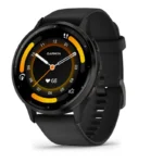Smartwatch Garmin Venu 3 45mm Bisel Aço Inoxidável Preto com Caixa e Bracelete de Silicone Preto