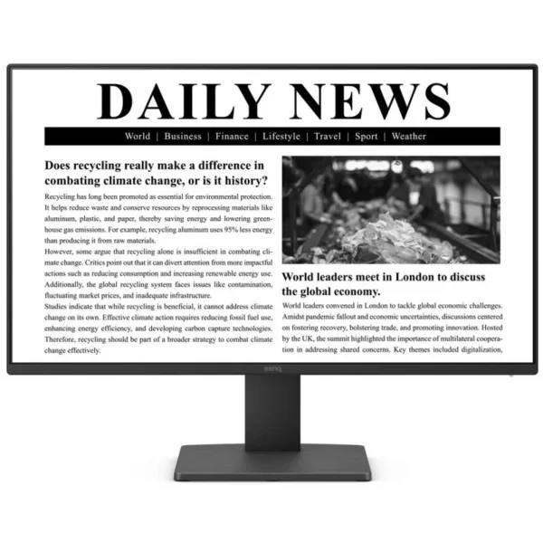 Monitor BenQ Eye Care GW2491 23.8" LED IPS FullHD 100Hz 5 ms