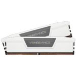 Memória RAM UDIMM Corsair Vengeance 32GB (2x16GB) DDR5 6000MHz (AMD Expo/Intel XMP) CL30 Branca