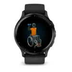 Smartwatch Garmin Venu 3 45mm Bisel Aço Inoxidável Preto com Caixa e Bracelete de Silicone Preto - Image 2