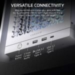 Caixa Extended-ATX Corsair Frame 4000D RS ARGB Vidro Temperado Branca - Image 4