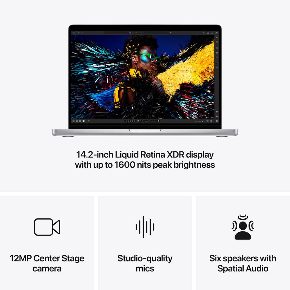 MacBook Pro 14 inch M4 chip Silver PDP Image Position 6 117e4627 thumbnail 4