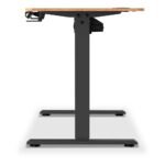 Secretária Elevatória Elétrica Offy Ryva (140x60cm) Preta/Madeira (Oak) - Image 6