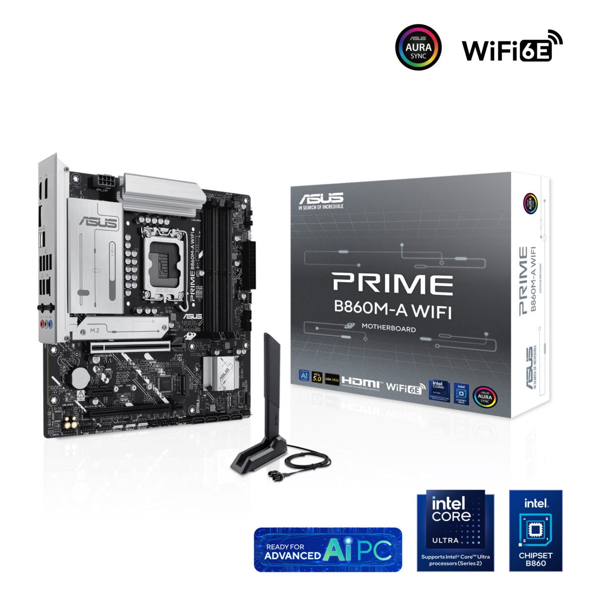 Motherboard Asus Prime B860M-A WiFi LGA 1851 - Image 1