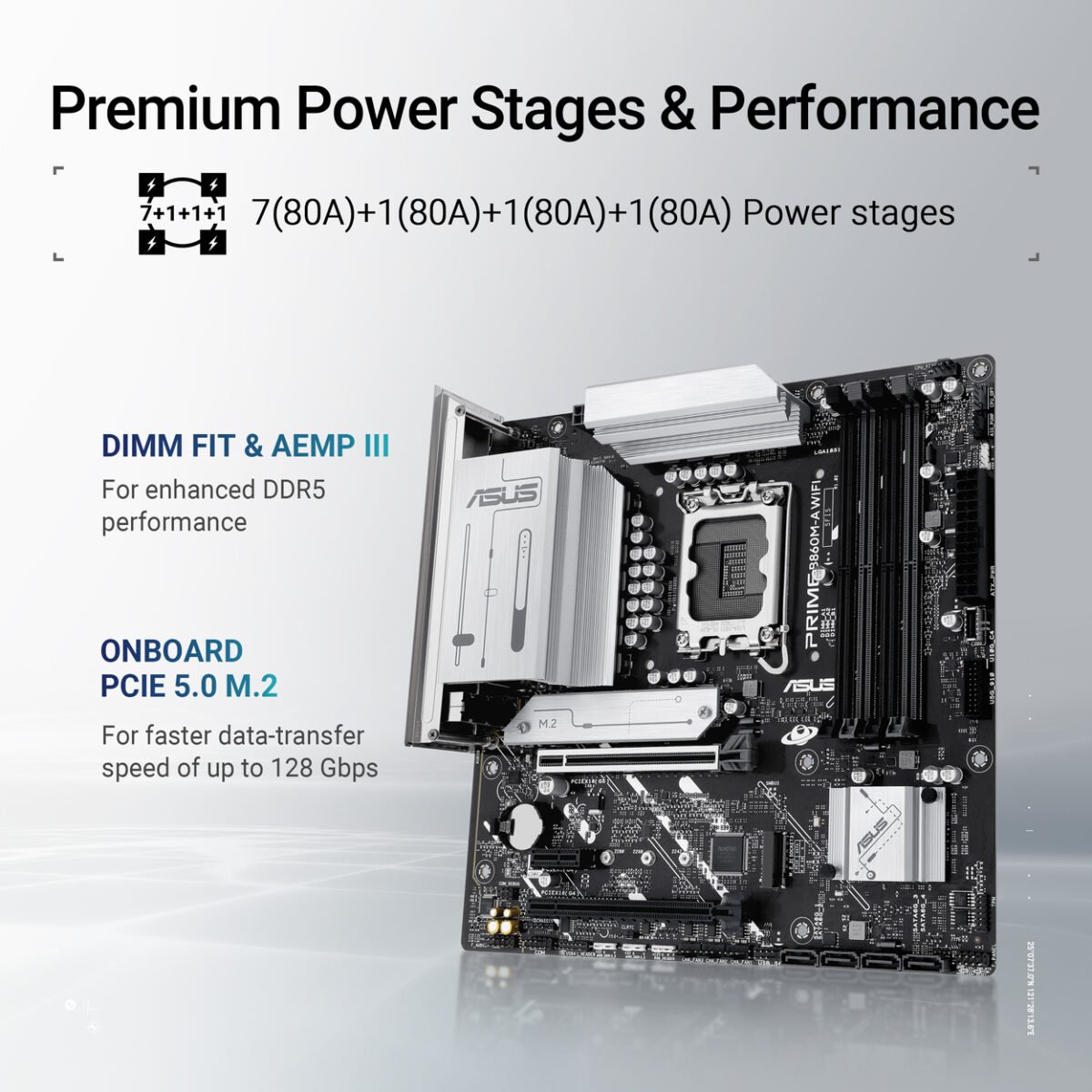Motherboard Asus Prime B860M-A WiFi LGA 1851 - Image 7