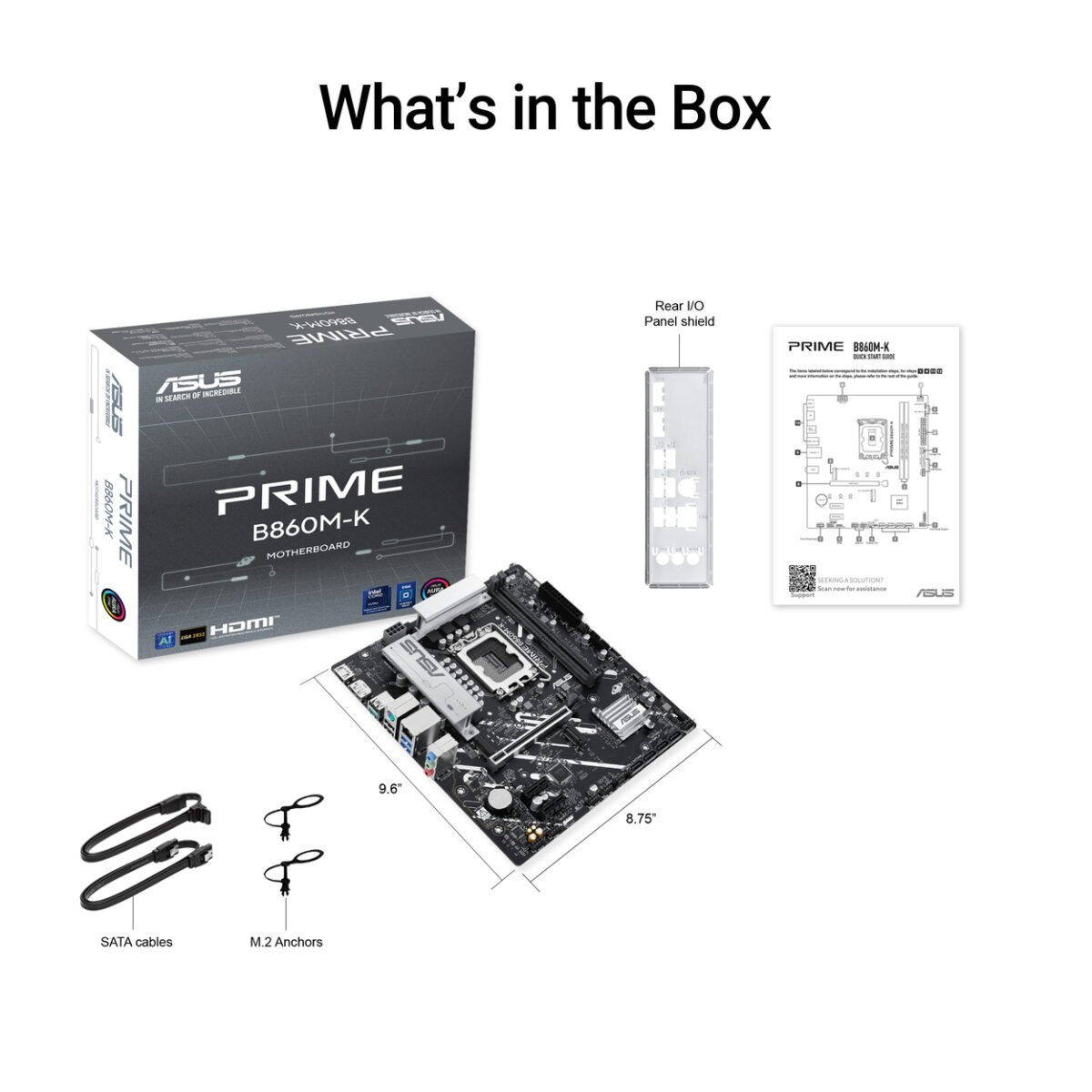 Motherboard ASUS PRIME B860M-K Intel B860 LGA 1851 (Socket V1) micro ATX - Image 9
