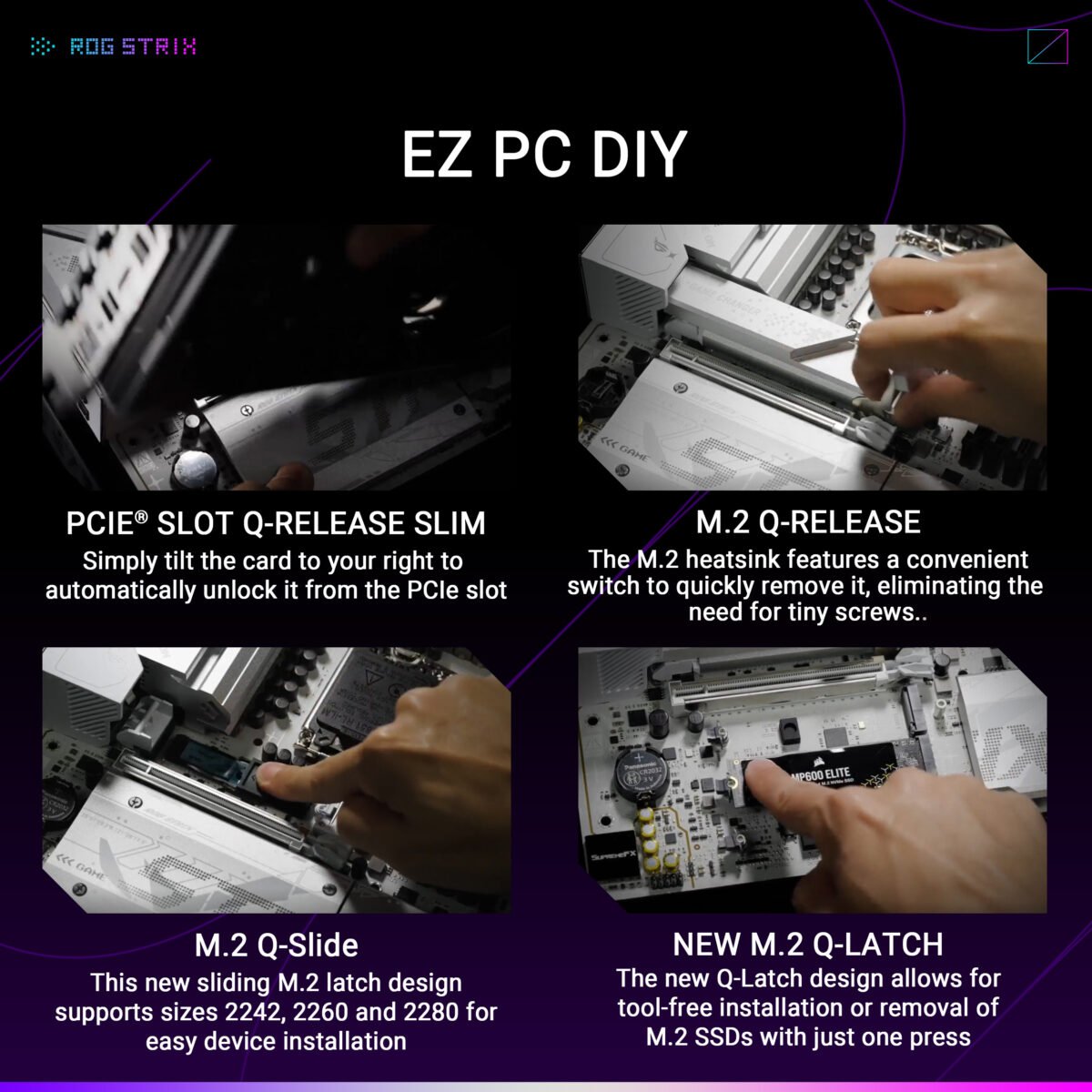 Motherboard Asus ROG STRIX B860-G GAMING WIFI LGA 1851 - Image 6