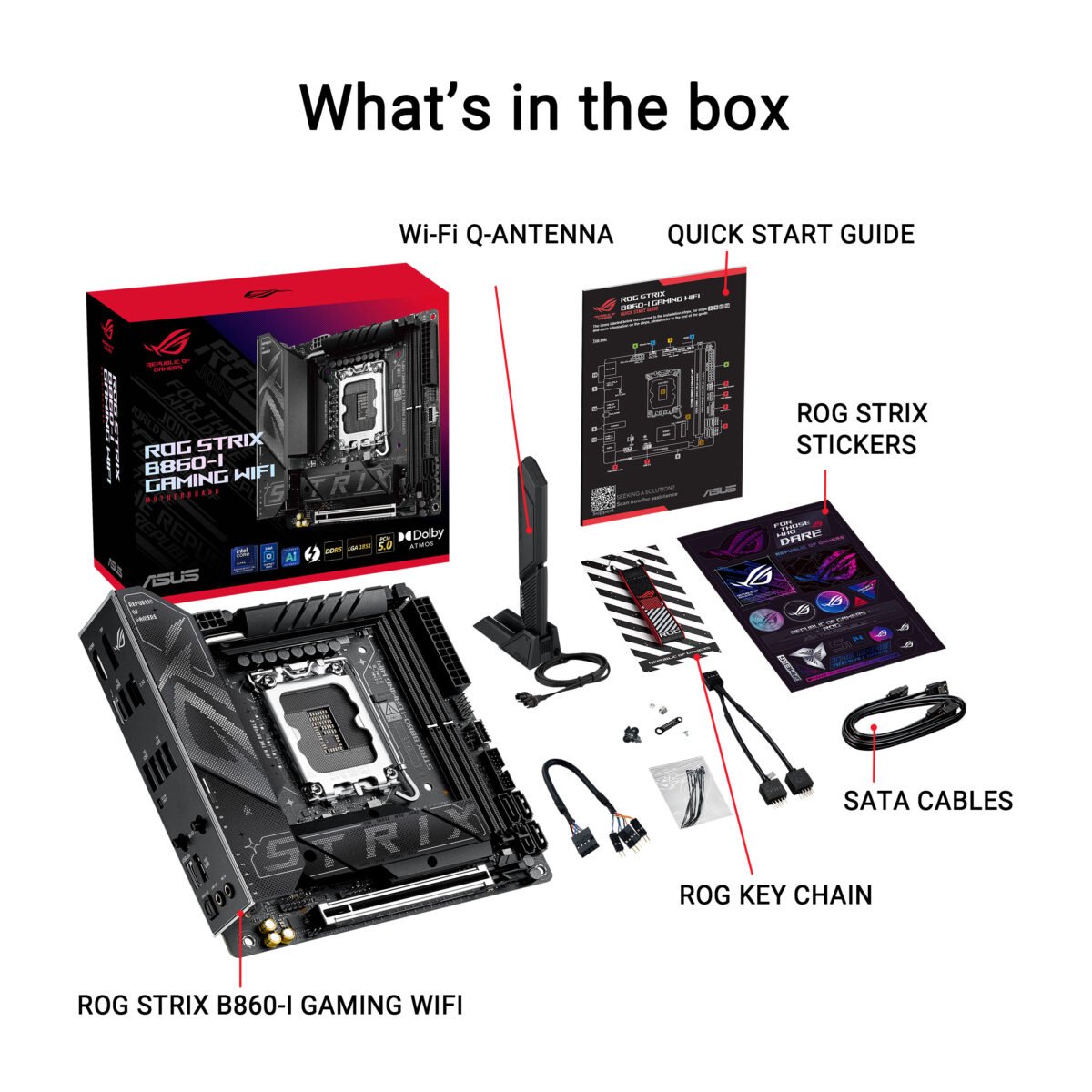 Motherboard Asus ROG Strix B860-I Gaming WiFi DDR5 LGA 1851 - Image 5