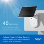 Câmara de Segurança TP-Link Tapo TC82 2K 3MP Outdoor IP65 Security Wi-Fi com Bateria + Painel Solar Tapo A201 - Image 5