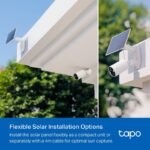 Câmara de Segurança TP-Link Tapo TC82 2K 3MP Outdoor IP65 Security Wi-Fi com Bateria + Painel Solar Tapo A201 - Image 6