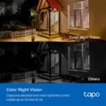 Câmara de Segurança TP-Link Tapo TC82 2K 3MP Outdoor IP65 Security Wi-Fi com Bateria + Painel Solar Tapo A201 - Image 7