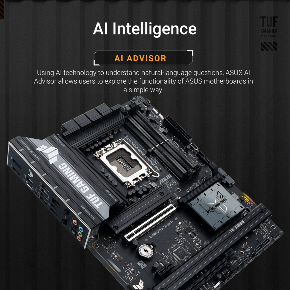 Motherboard Asus TUF GAMING Intel B860 DDR5 B860M-PLUS WIFI Skt 1851 - Image 6
