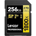 Cartão de Memória Flash Lexar 256 GB Sdxc Classe 10