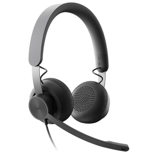 Headset Logitech Zone Wired Teams Certified Stereo Preto