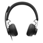 Headset Logitech Zone Wired Teams Certified Stereo Preto - Image 3