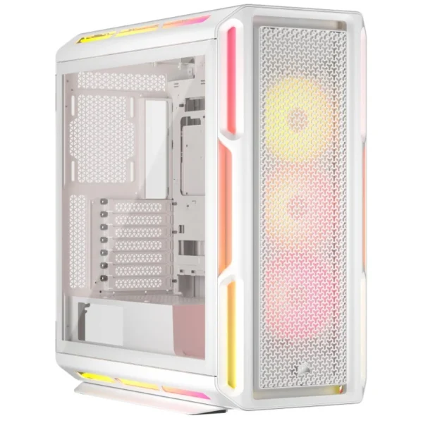 Caixa Corsair iCUE LINK 5000T LX RGB Mid Tower E-ATX Vidro Temperado USB-C Branca