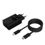 Carregador Lenovo de Parede USB-C 68W Preto + Cabo USB-C 1.5m