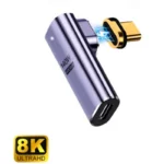 Adaptador Magnético Ewent USB-C 90 Graus USB4 PD100W 8K60HZ