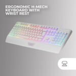 Bundle Mars Gaming MCP-124 Combo RGB Branco (Teclado + Rato + Tapete) - Image 5